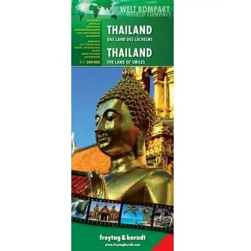 Tajlandia. Mapa z przewodnikiem 1:1 200 000