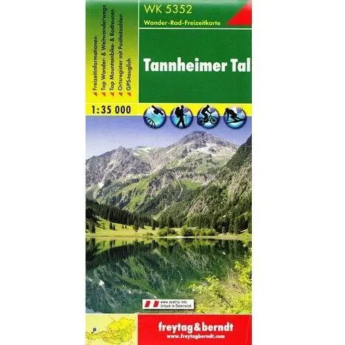 Tannheimer Tal. Mapa turystyczna 1:35 000