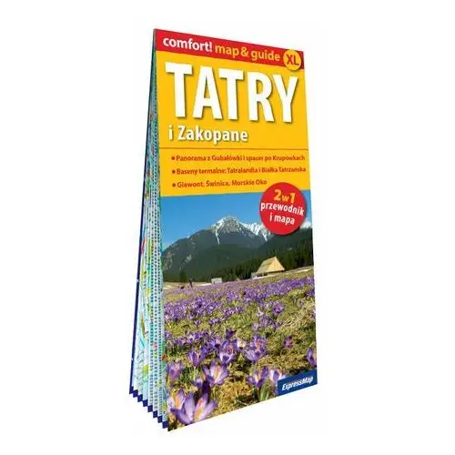 Tatry i Zakopane 2w1. Przewodnik + mapa