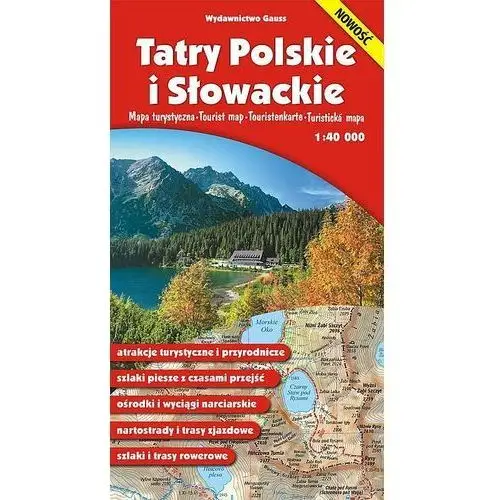 Tatry Polskie i Słowackie. Mapa turystyczna