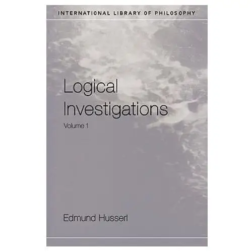 Logical investigations volume 1 Taylor & francis ltd