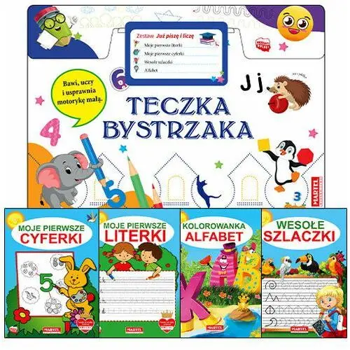 Teczka bystrzaka. Zestaw. Już piszę i liczę