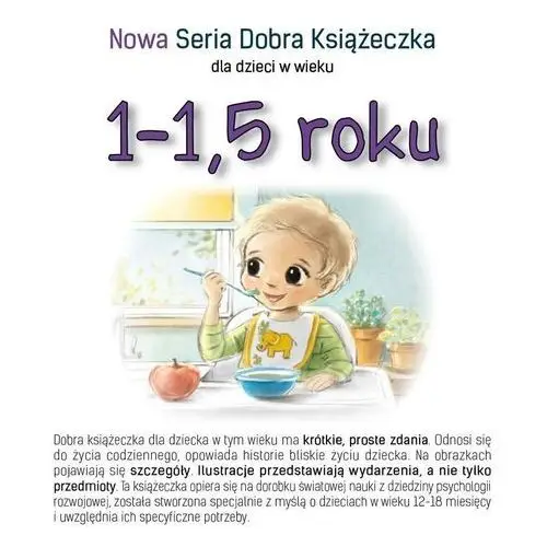Tekturka Nowa seria dobra książeczka dla dzieci w wieku 1-1,5 roku