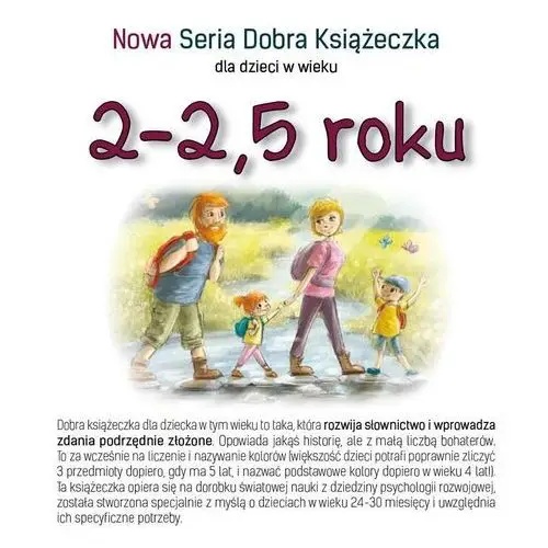 Tekturka Nowa seria dobra książeczka dla dzieci w wieku 2-2,5 roku