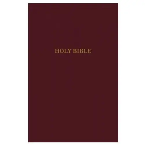 KJV, Pew Bible, Hardcover, Burgundy, Red Letter Edition