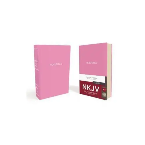 Nkjv, gift and award bible, leather-look, pink, red letter, comfort print Thomas nelson publishers