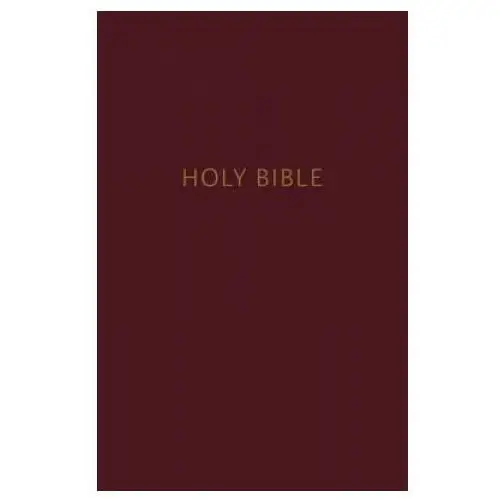 NKJV, Pew Bible, Hardcover, Burgundy, Red Letter, Comfort Print