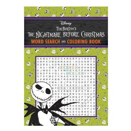 Disney tim burton's the nightmare before christmas word search and coloring book Thunder bay pr