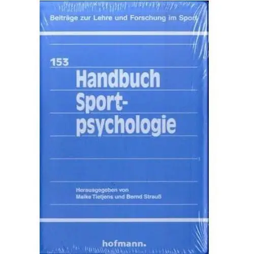 Handbuch Sportpsychologie Tietjens, Maike