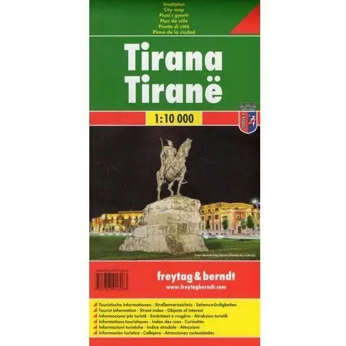 Tirana. Mapa 1:10 000