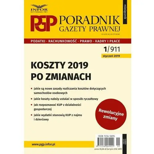 Tomasz krywan Koszty 2019 - po zmianach