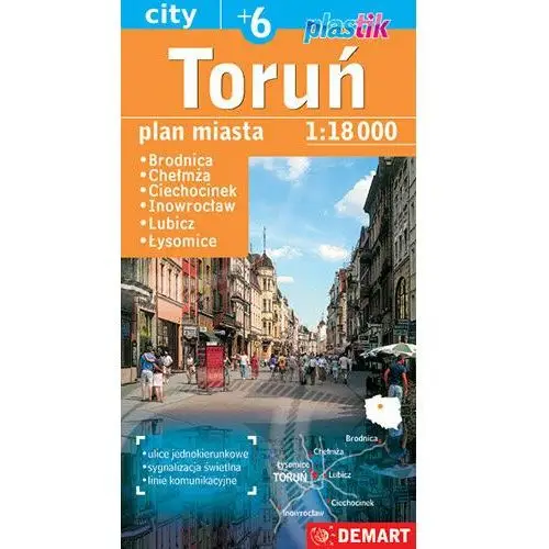 Toruń plus. Plan miasta 1:18 000