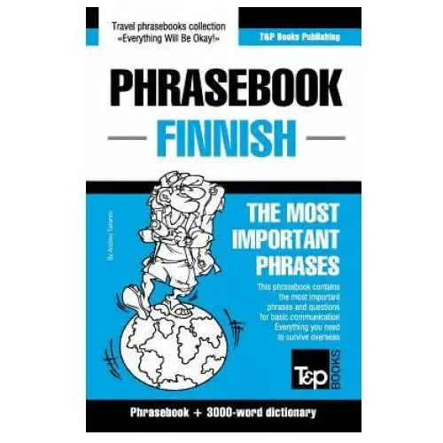 English-Finnish phrasebook and 3000-word topical vocabulary