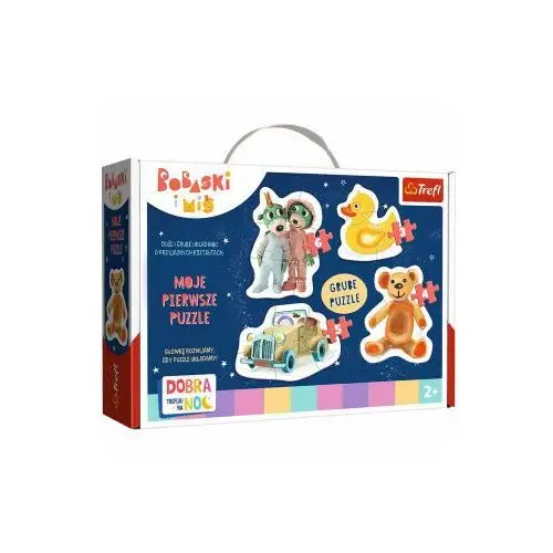 Baby puzzle Dobrou noc, Treflíci Milé děti 4v1