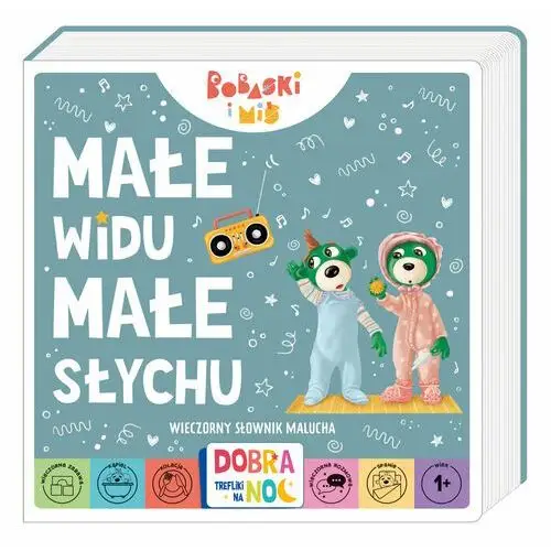 Trefl books Małe widu, małe słychu. bobaski i miś. dobranoc, trefliki na noc