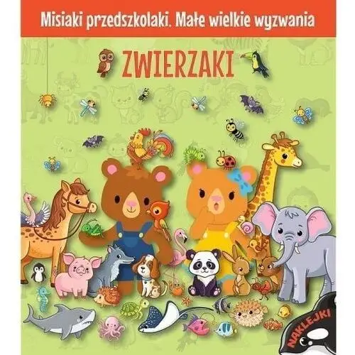 Trefl Książka misiaki przedszkolaki. małe wielkie wyzwania. kochamy zwierzaki