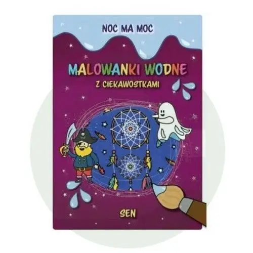 Malowanka wodna a4 noc ma moc sen