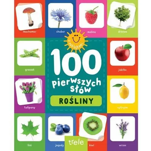 Trele 100 pierwszych słów z naklejkami. rośliny