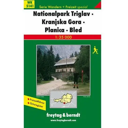Triglav Park Narodowy Planica Kranjska Gora. Mapa 1:35 000