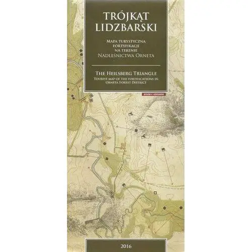 Trójkąt Lidzbarski. Mapa turystyczna
