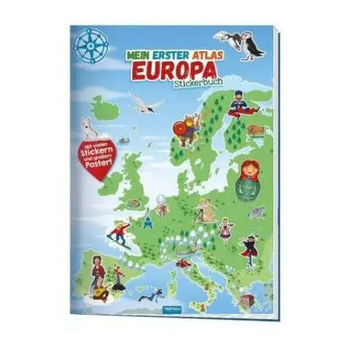 Trötsch stickerbuch mein erster atlas europa Trötsch verlag gmbh