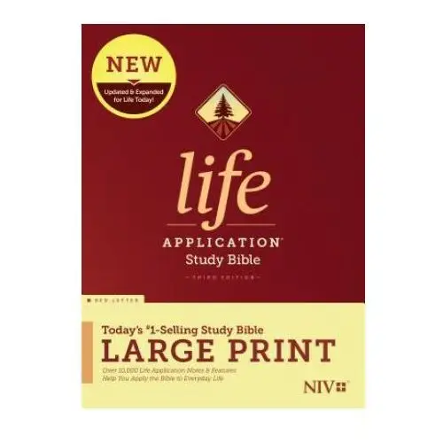 NIV Life Application Study Bible, Third Edition, Large Print (Red Letter, Hardcover)