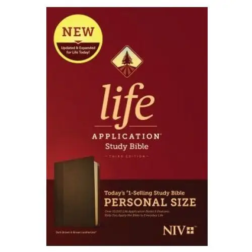 Tyndale house publ Niv life application study bible, third edition, personal size (leatherlike, dark brown/brown)