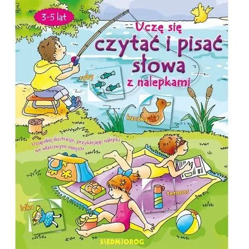 Uczę się czytać i pisać słowa z nalepkami