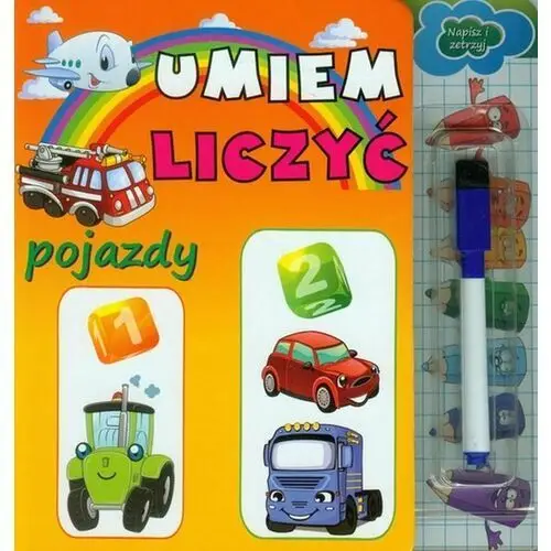 Umiem liczyć. Pojazdy + ścieralny pisak