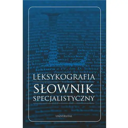 Universitas Leksykografia - słownik specjalistyczny