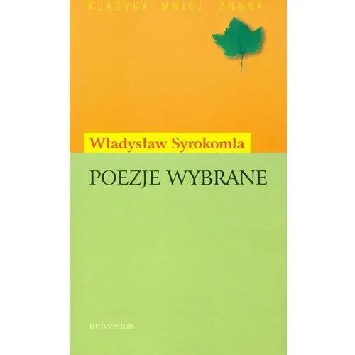 Poezje wybrane (władysław syrokomla)