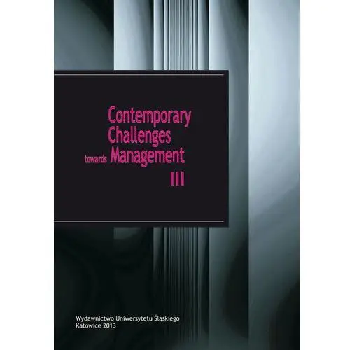 Contemporary challenges towards management iii, AZ#5EE1B60DEB/DL-ebwm/pdf