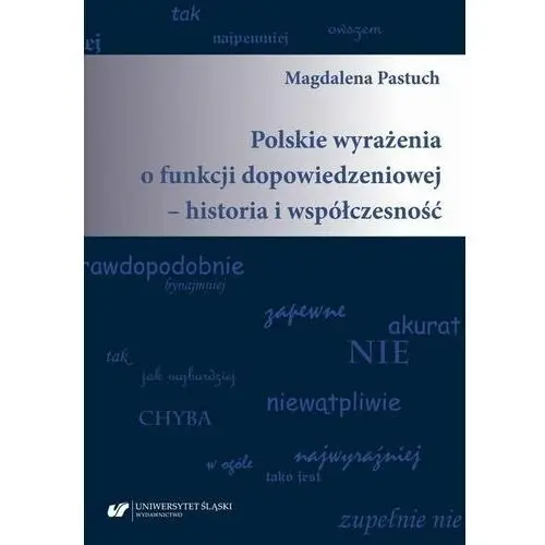 Polskie wyrażenia o funkcji dopowiedzeniowej - historia i współczesność Uniwersytet śląski