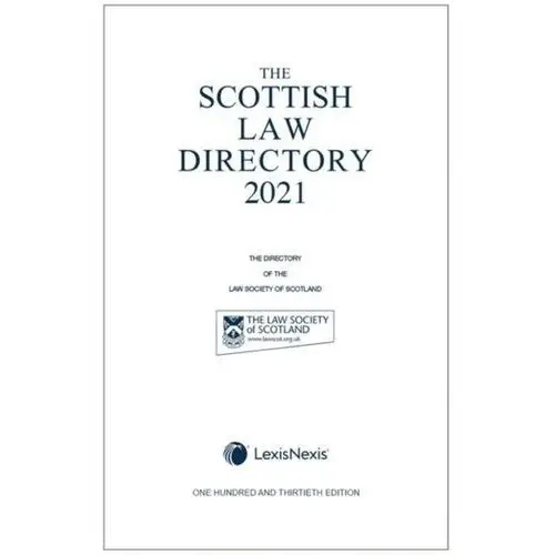 SCOTTISH LAW DIRECTORY THE WHITE BOOK 20 Unknown