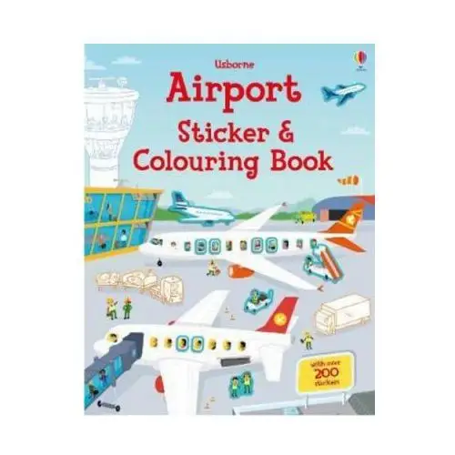 Airport sticker and colouring book Usborne publishing ltd