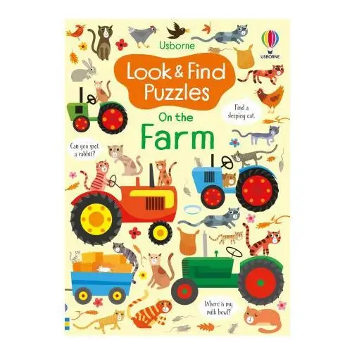 Look and find puzzles on the farm Usborne publishing ltd
