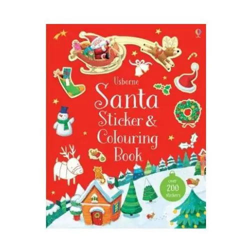 Usborne publishing ltd Santa sticker and colouring book