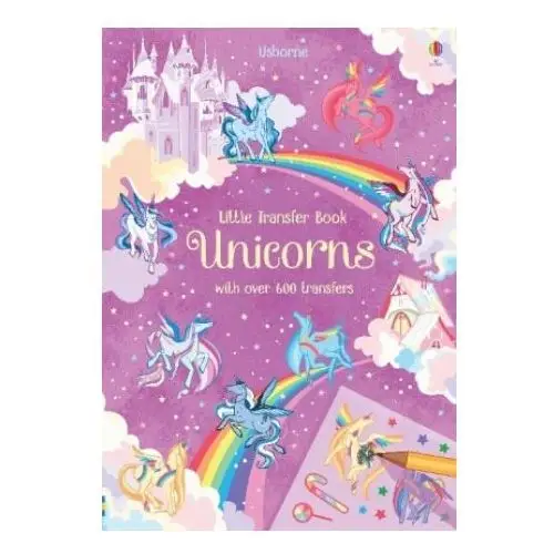 Transfer activity book unicorns Usborne publishing ltd