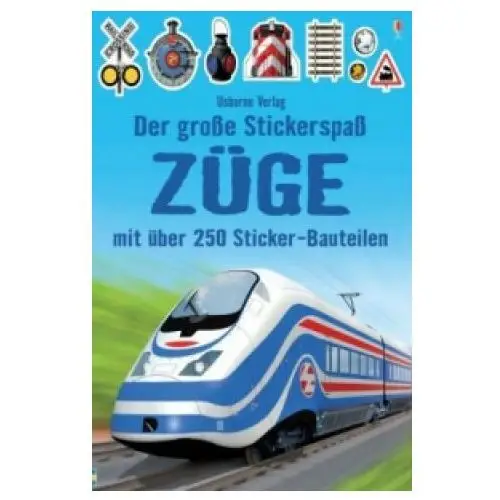 Der große stickerspaß: züge Usborne verlag