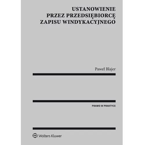 Ustanowienie przez Przedsiębiorcę Zapisu Windykacyjnego