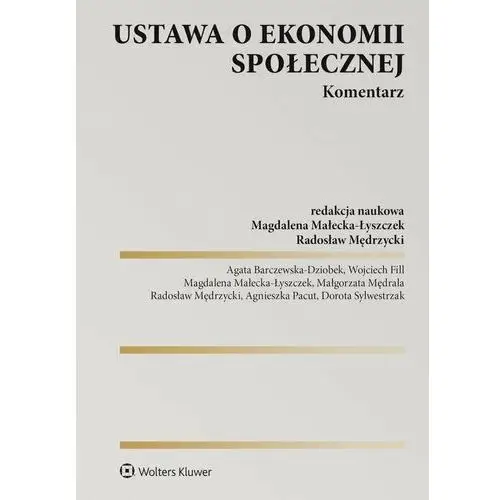 Ustawa o ekonomii społecznej. Komentarz