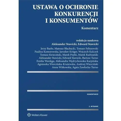 Ustawa o ochronie konkurencji i konsumentów. Komentarz [PRZEDSPRZEDAŻ]