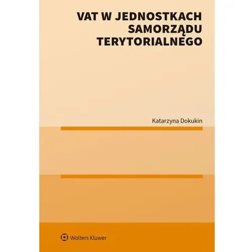 VAT w jednostkach samorządu terytorialnego