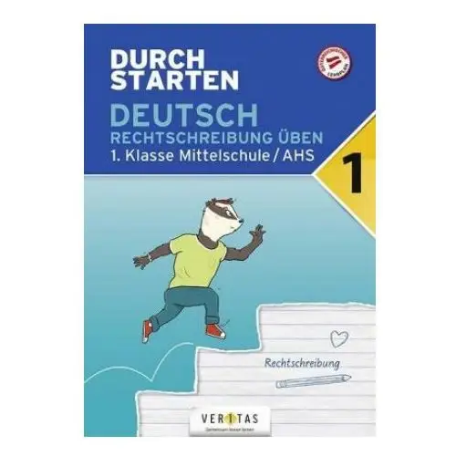 Veritas verlag Durchstarten 1. klasse - deutsch ahs - rechtschreibung