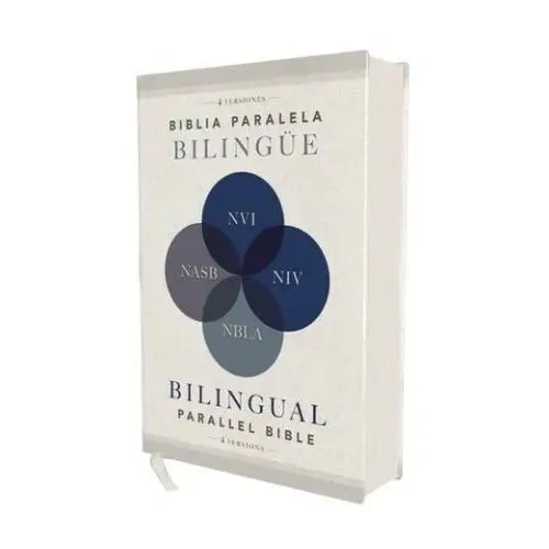 Biblia paralela bilingue NVI, NIV, NBLA, NASB, Tapa Dura