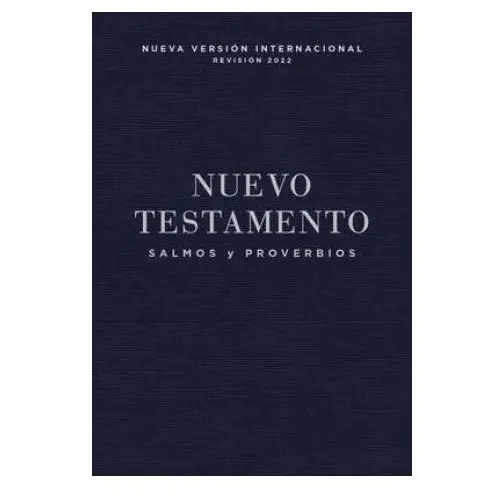 Nvi, nuevo testamento de bolsillo, con salmos y proverbios, tapa rústica, azul a?il Vida publ