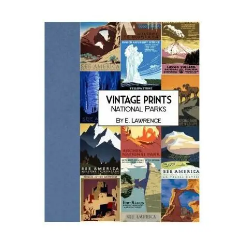 Vintage prints: national parks Createspace independent publishing platform