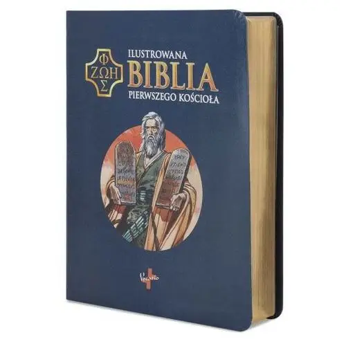 Ilustrowana biblia pierwszego kościoła okładka granatowa Vocatio