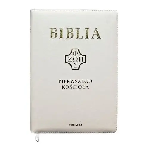 Vocatio oficyna wydawnicza Biblia pierwszego kościoła biała z paginatorami