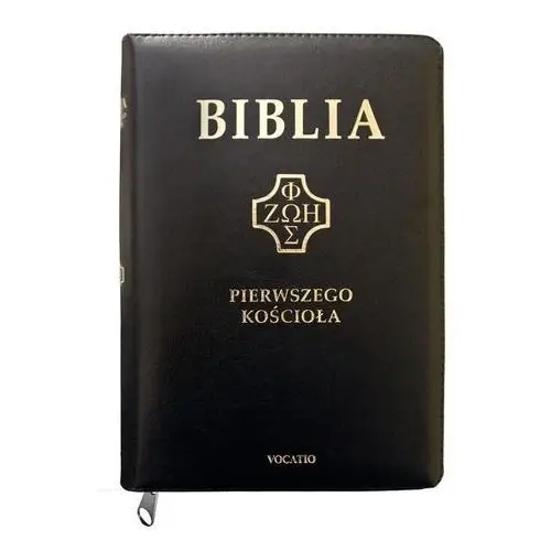 Vocatio oficyna wydawnicza Biblia pierwszego kościoła czarna z paginatorami